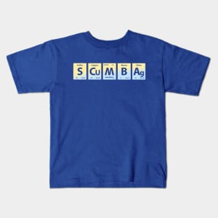Scumbag in Chemical Elements Kids T-Shirt